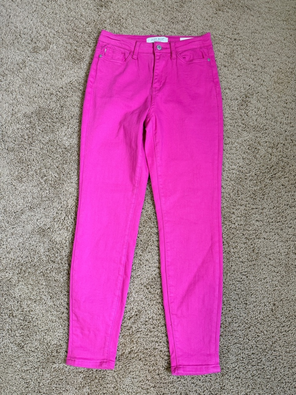 Judy Blue Bright Hot Pink Skinny Jeans size 1/25